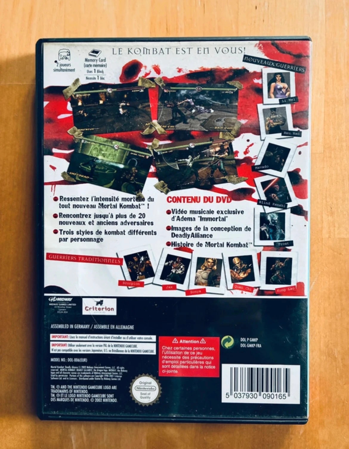 Juego de video Nintendo Gamecube Mortal Kombat deadly alliance. – photo 3